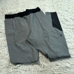 Lululemon Esker Tight *lululemon lab Heathered Medium Grey / Heathered Black